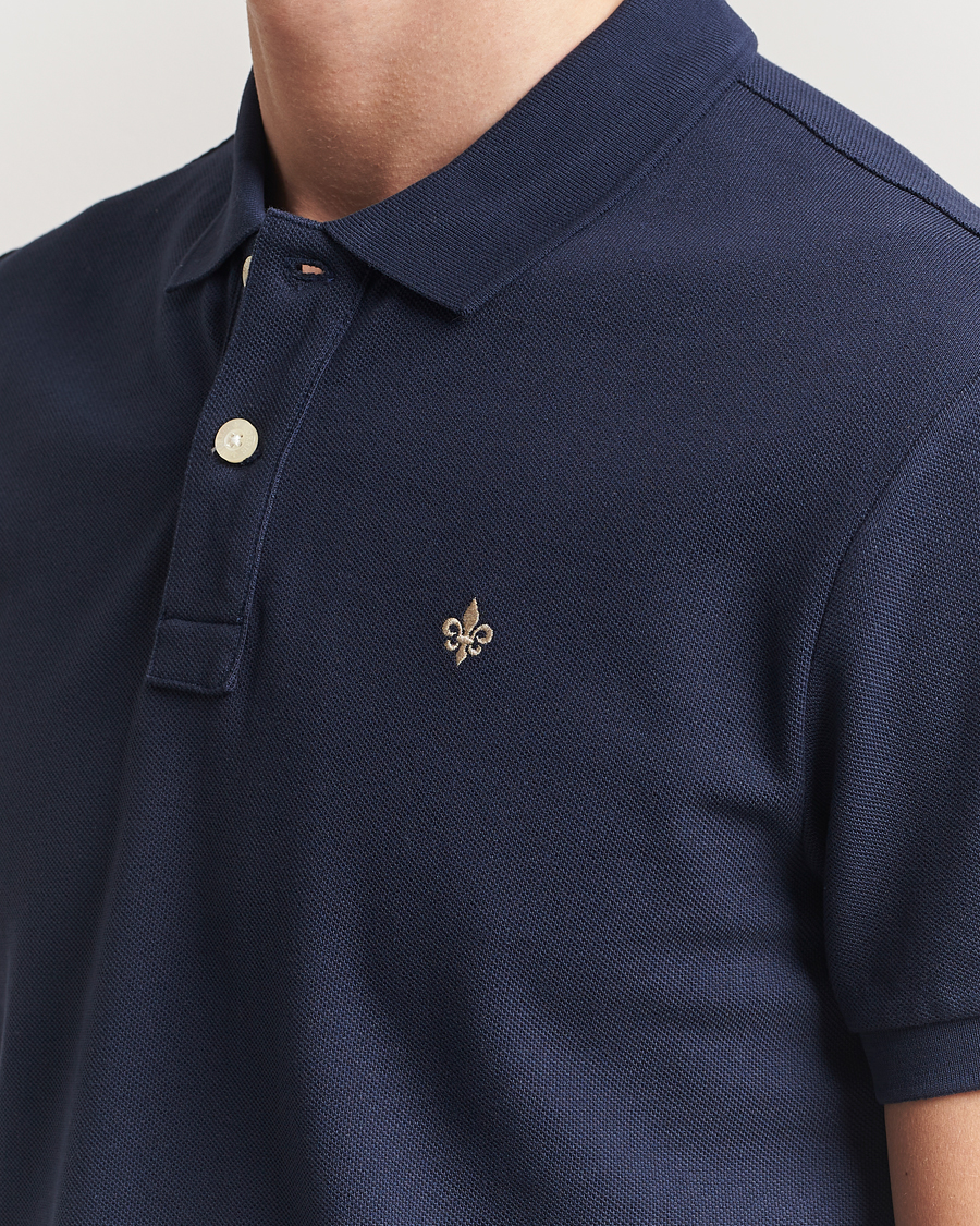 Men | Polo Shirts | Morris | New Piqué Navy