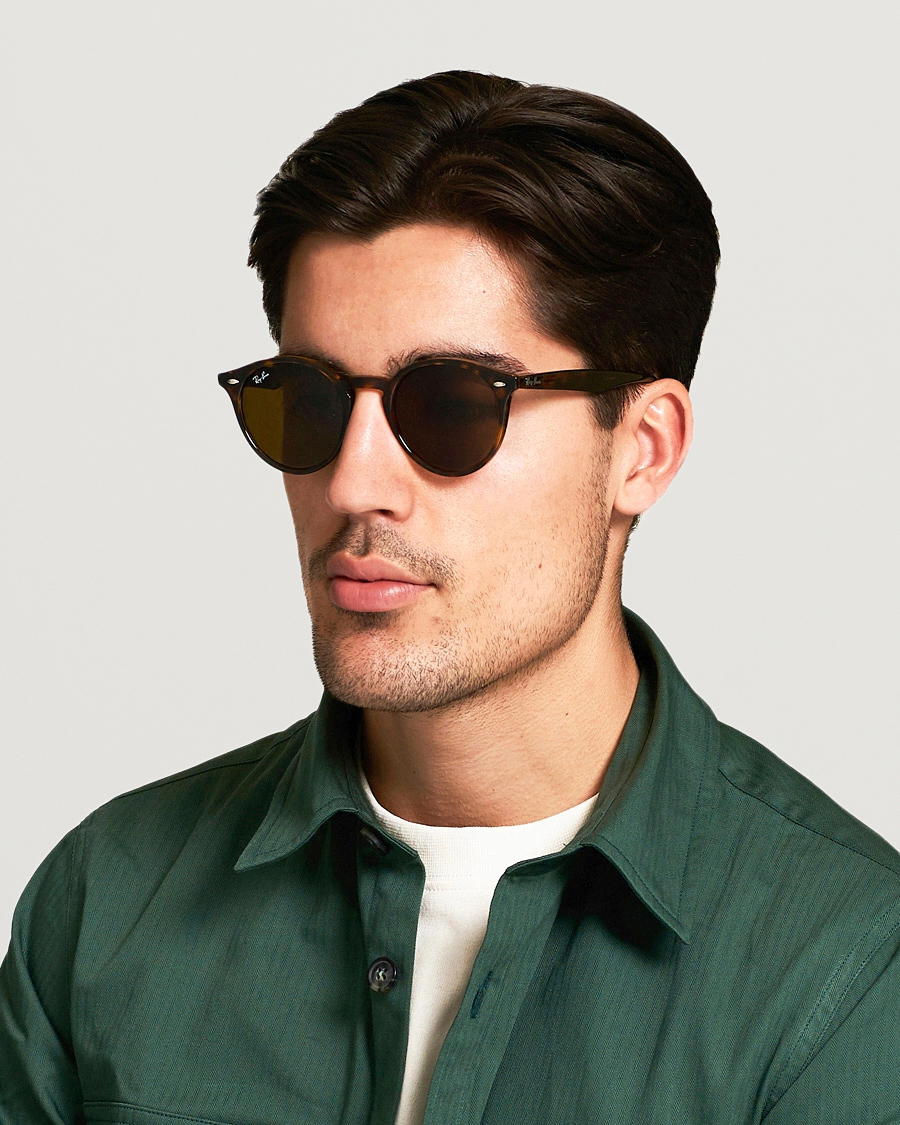 Men | Sunglasses | Ray-Ban | RB2180 Acetat Sunglasses Dark Havana/Dark Brown
