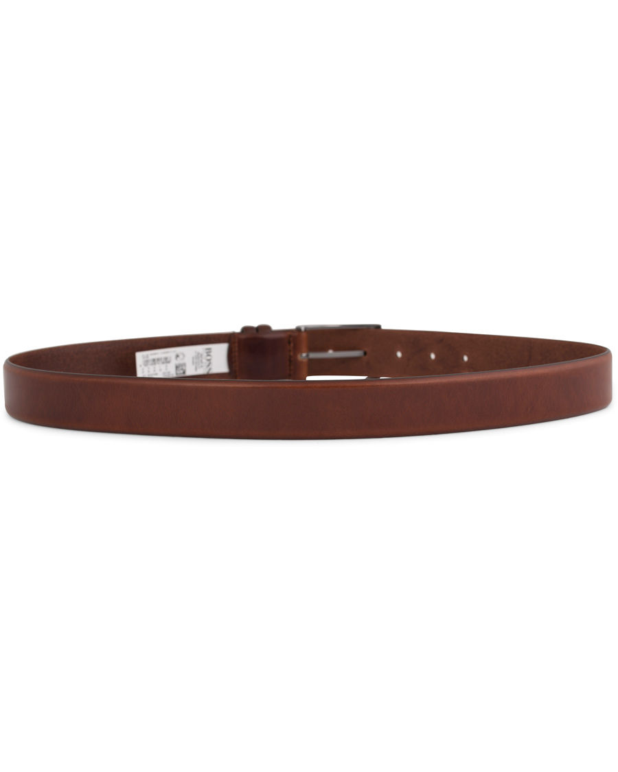 Men | BOSS Carmello Leather Belt 3,5 cm Medium Brown | BOSS BLACK | BOSS Carmello Leather Belt 3,5 cm Medium Brown