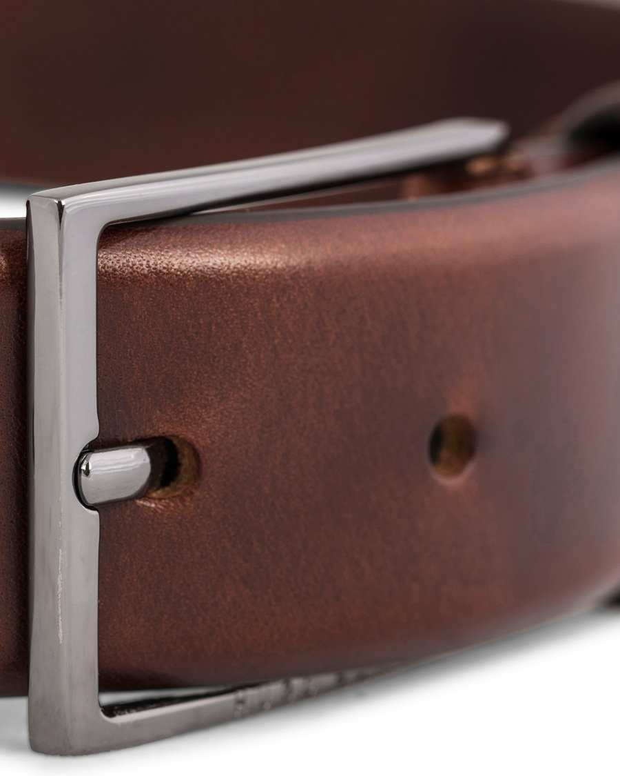 Men | BOSS Carmello Leather Belt 3,5 cm Medium Brown | BOSS BLACK | BOSS Carmello Leather Belt 3,5 cm Medium Brown