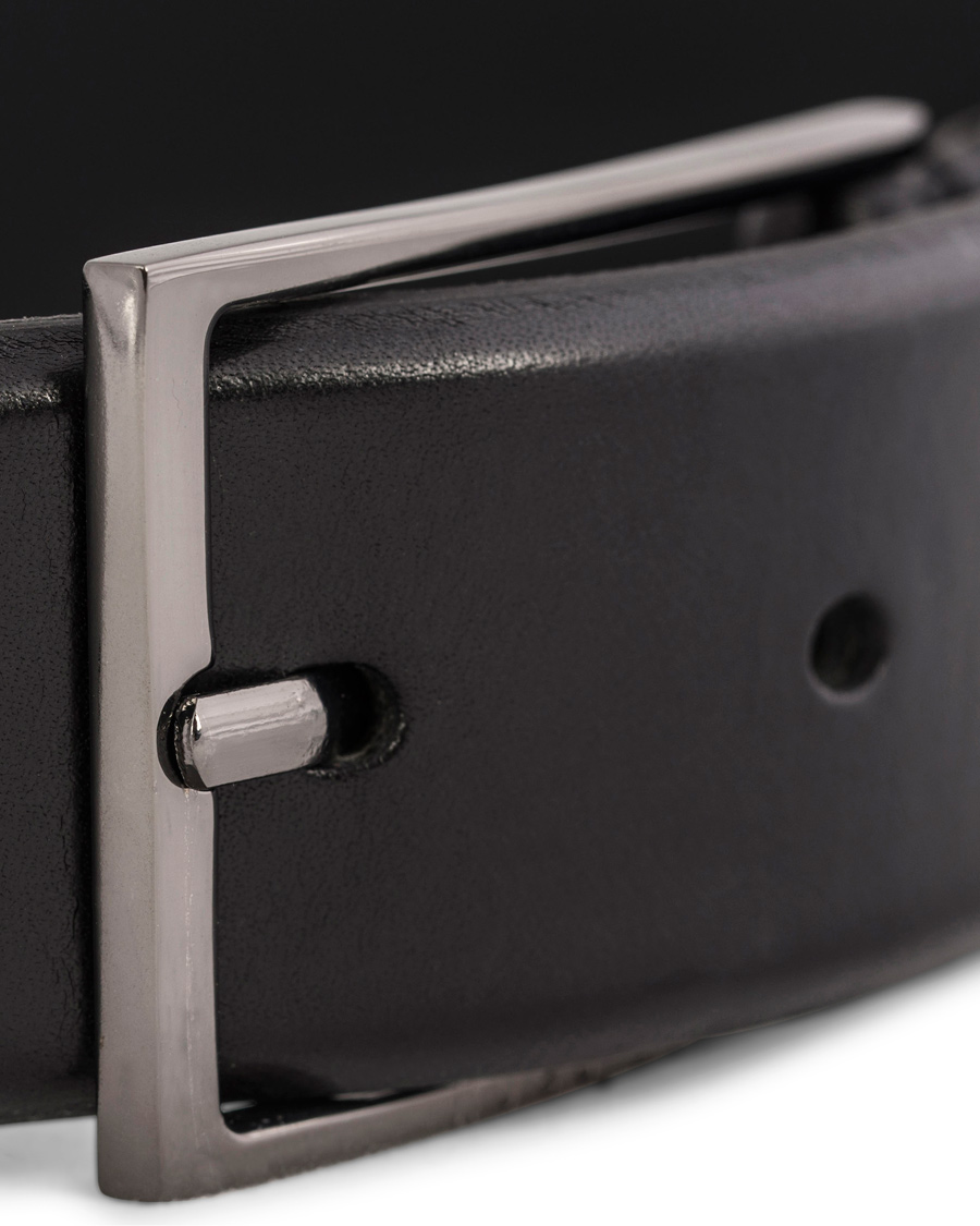 Men | BOSS Carmello Leather Belt 3,5 cm Black | BOSS BLACK | BOSS Carmello Leather Belt 3,5 cm Black