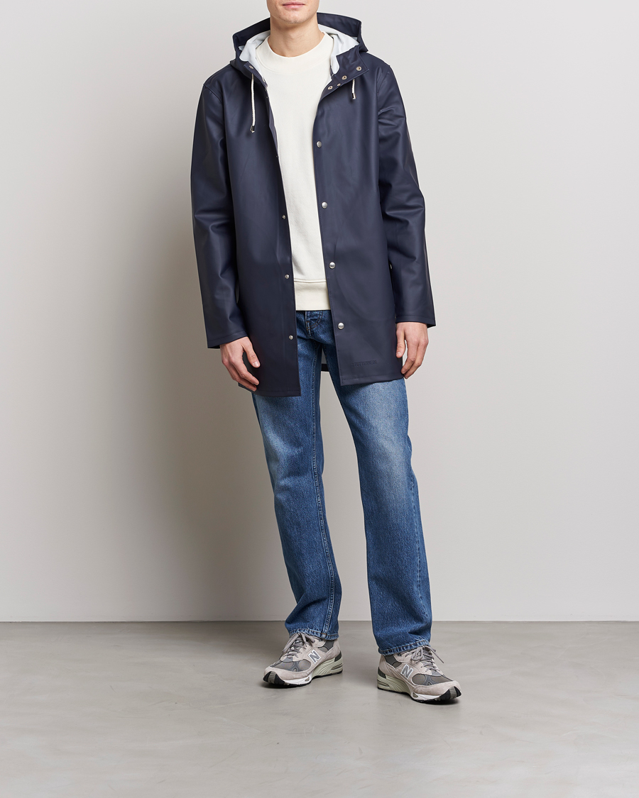 Men | Coats & Jackets | Stutterheim | Stockholm Raincoat Navy