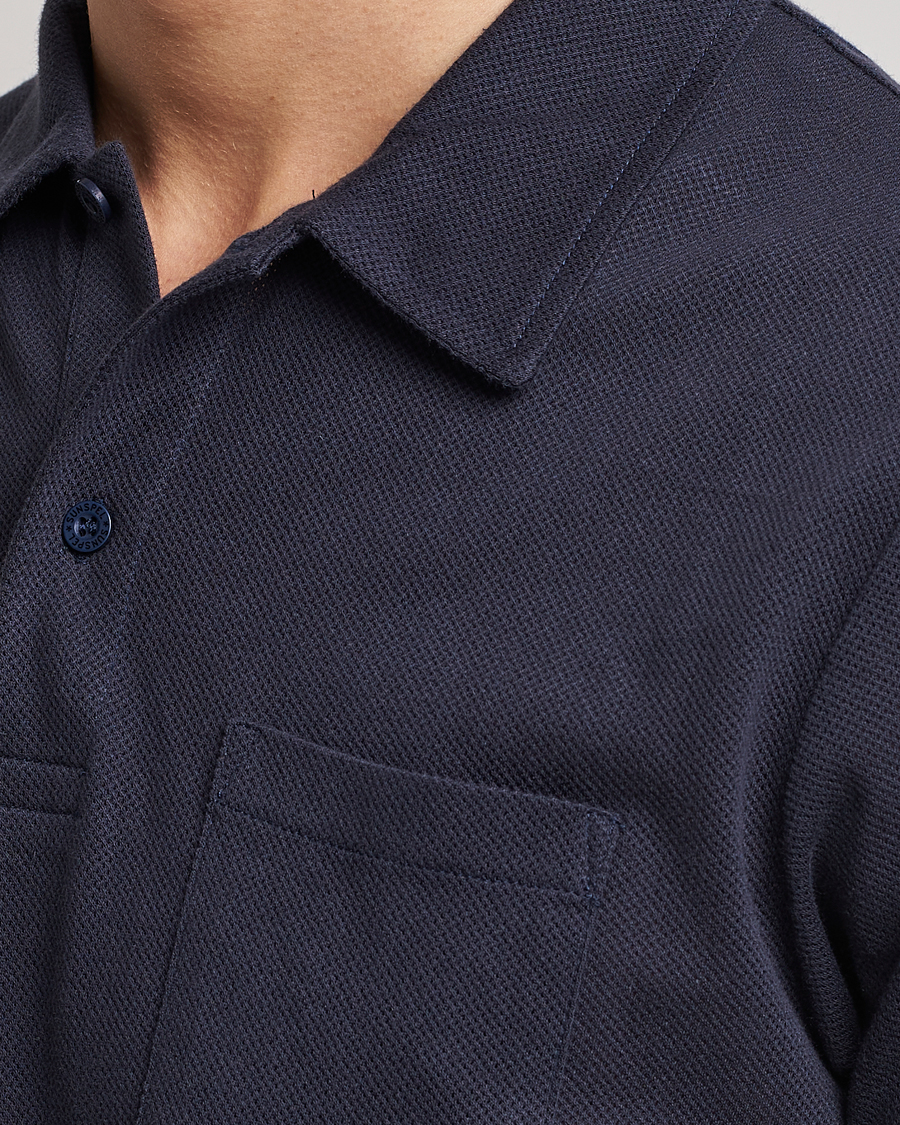 Men | Polo Shirts | Sunspel | Riviera Polo Shirt Navy