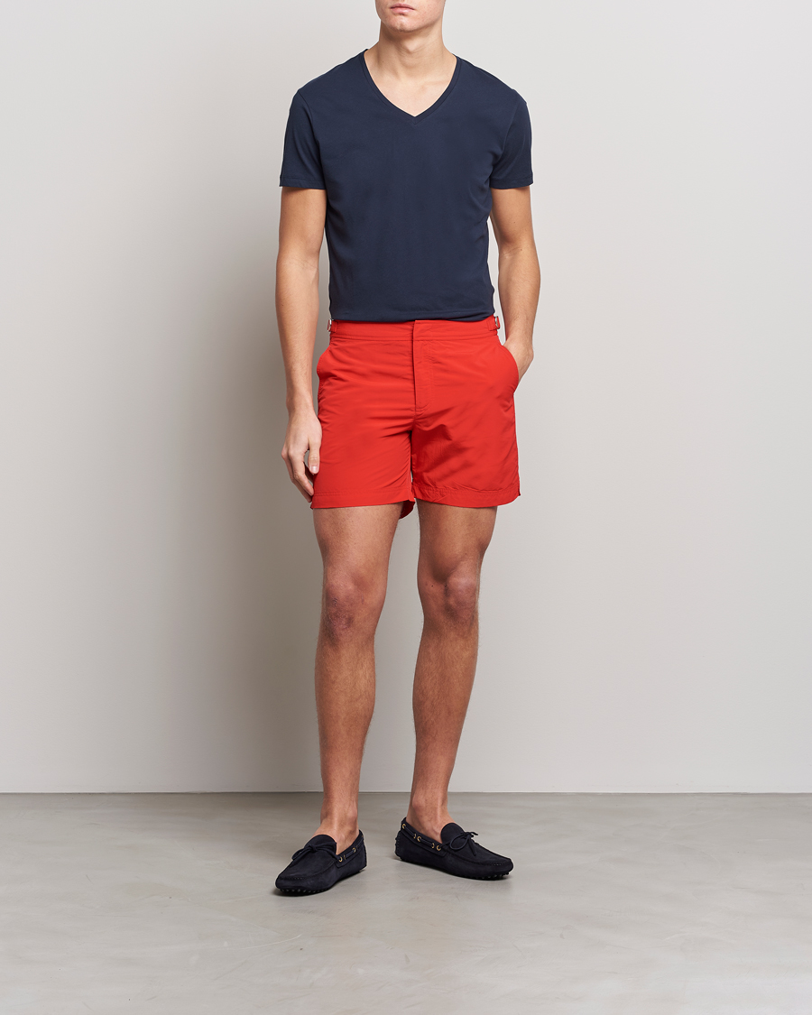 Men | T-Shirts | Orlebar Brown | OB V-Neck Tee Navy