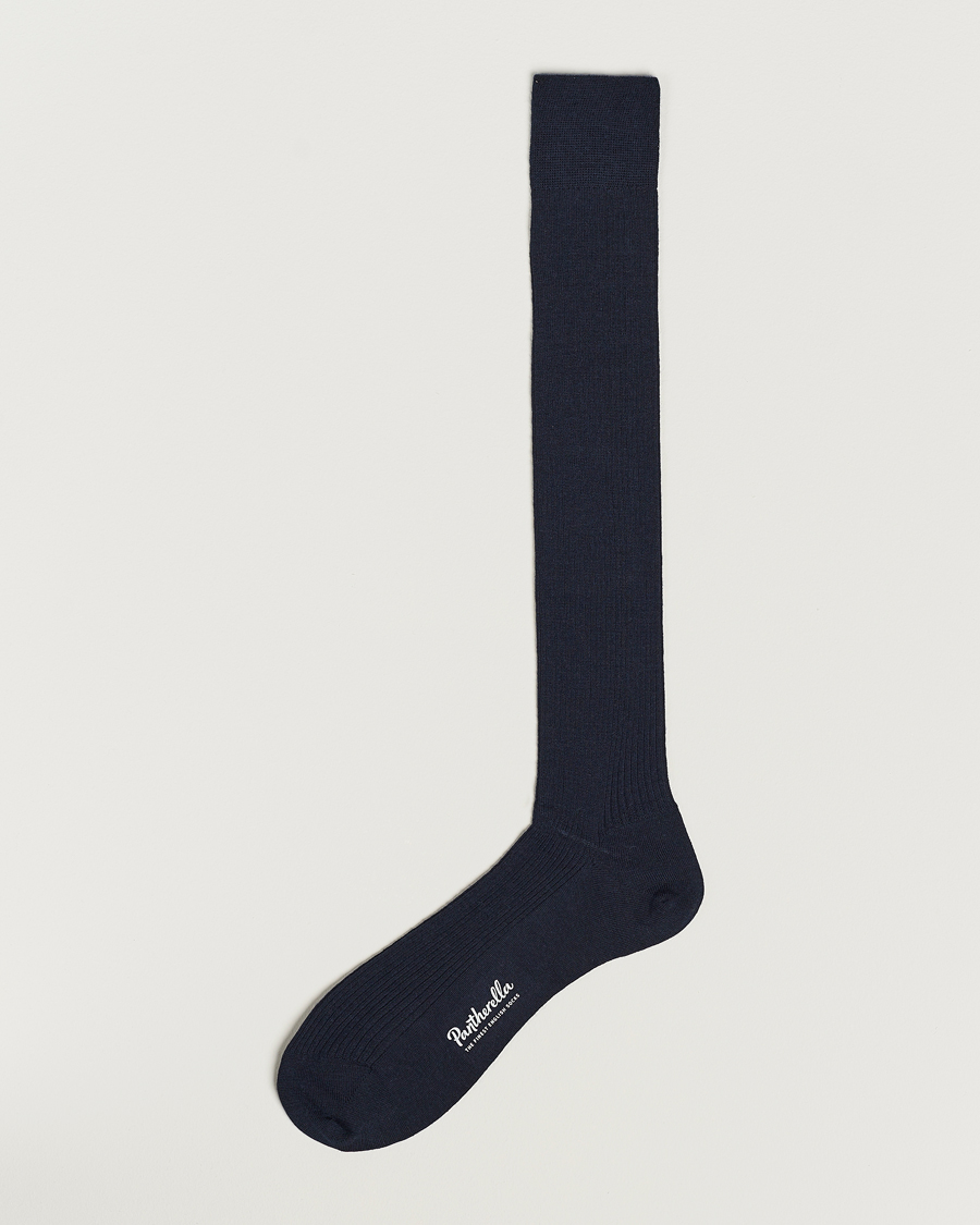 Men | Underwear & Socks | Pantherella | Naish Long Merino/Nylon Sock Navy
