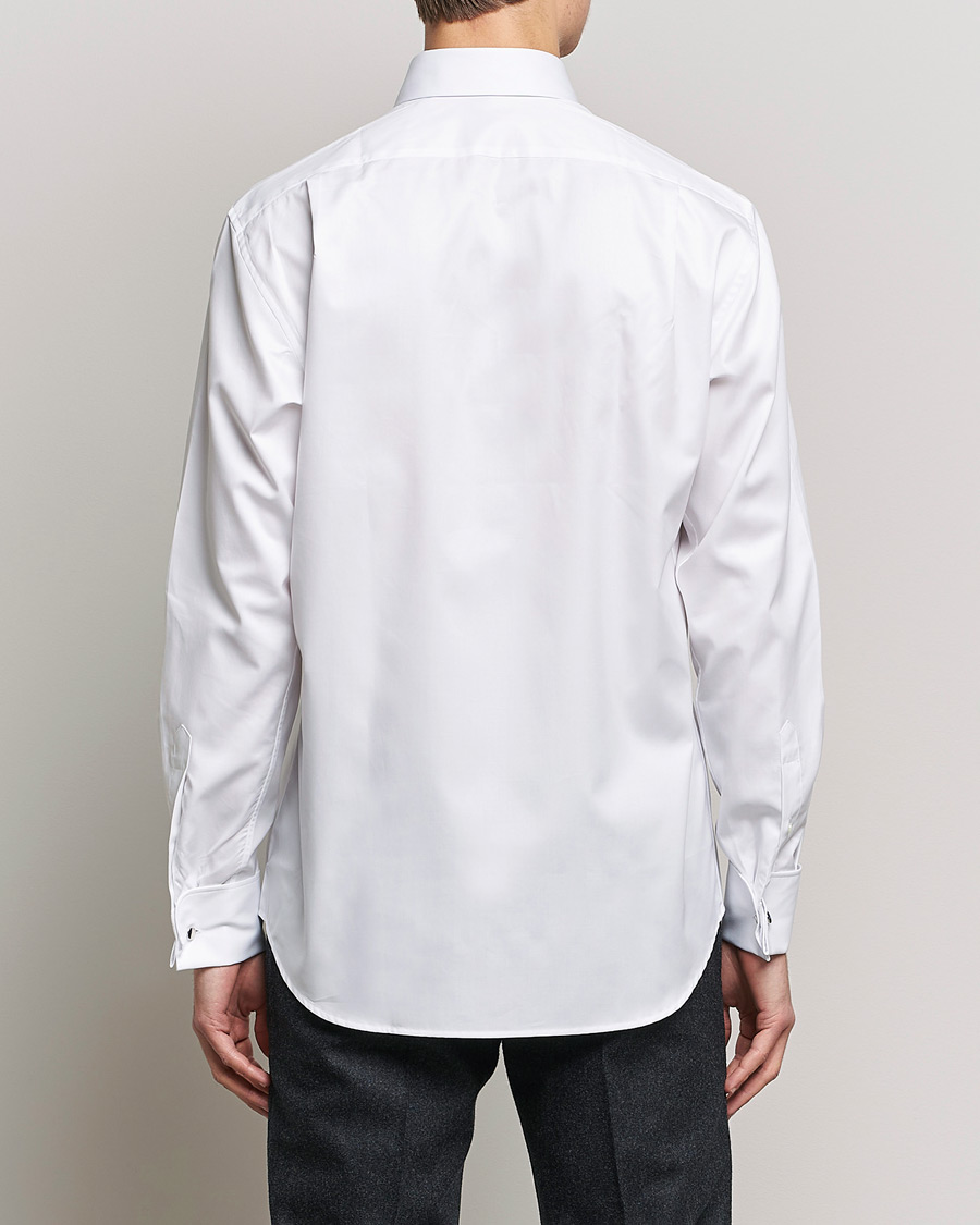 Men | Shirts | Stenströms | Fitted Body Double Cuff White