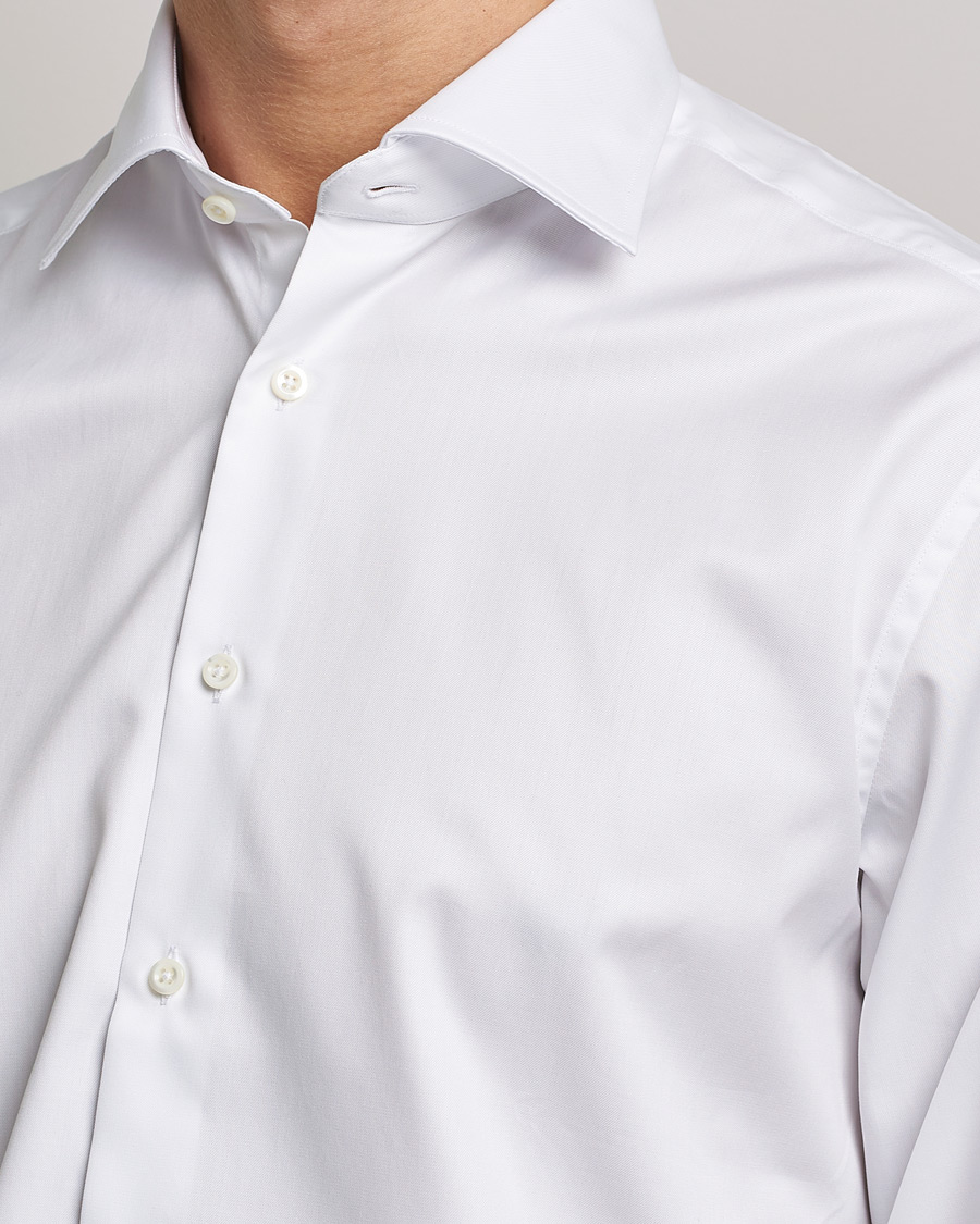 Men | Shirts | Stenströms | Fitted Body Double Cuff White