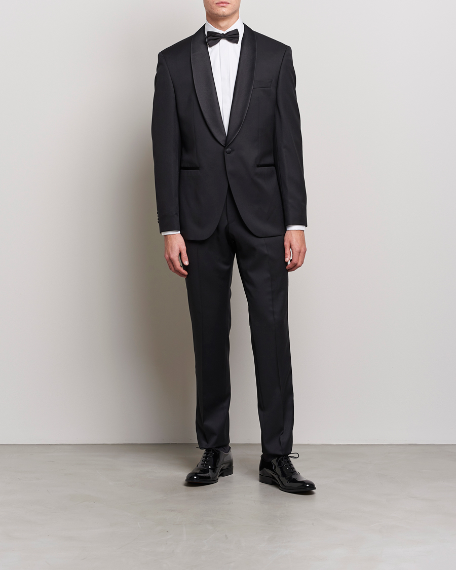 Men | Shirts | Stenströms | Slimline Smoking Shirt White