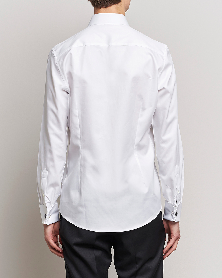 Men | Shirts | Stenströms | Slimline Smoking Shirt White