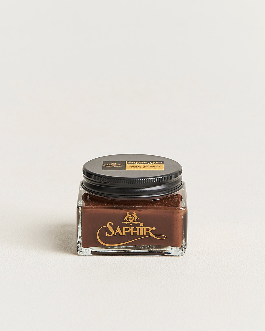 Men | Shoe Care | Saphir Medaille d'Or | Creme Pommadier 1925 75 ml Medium Brown