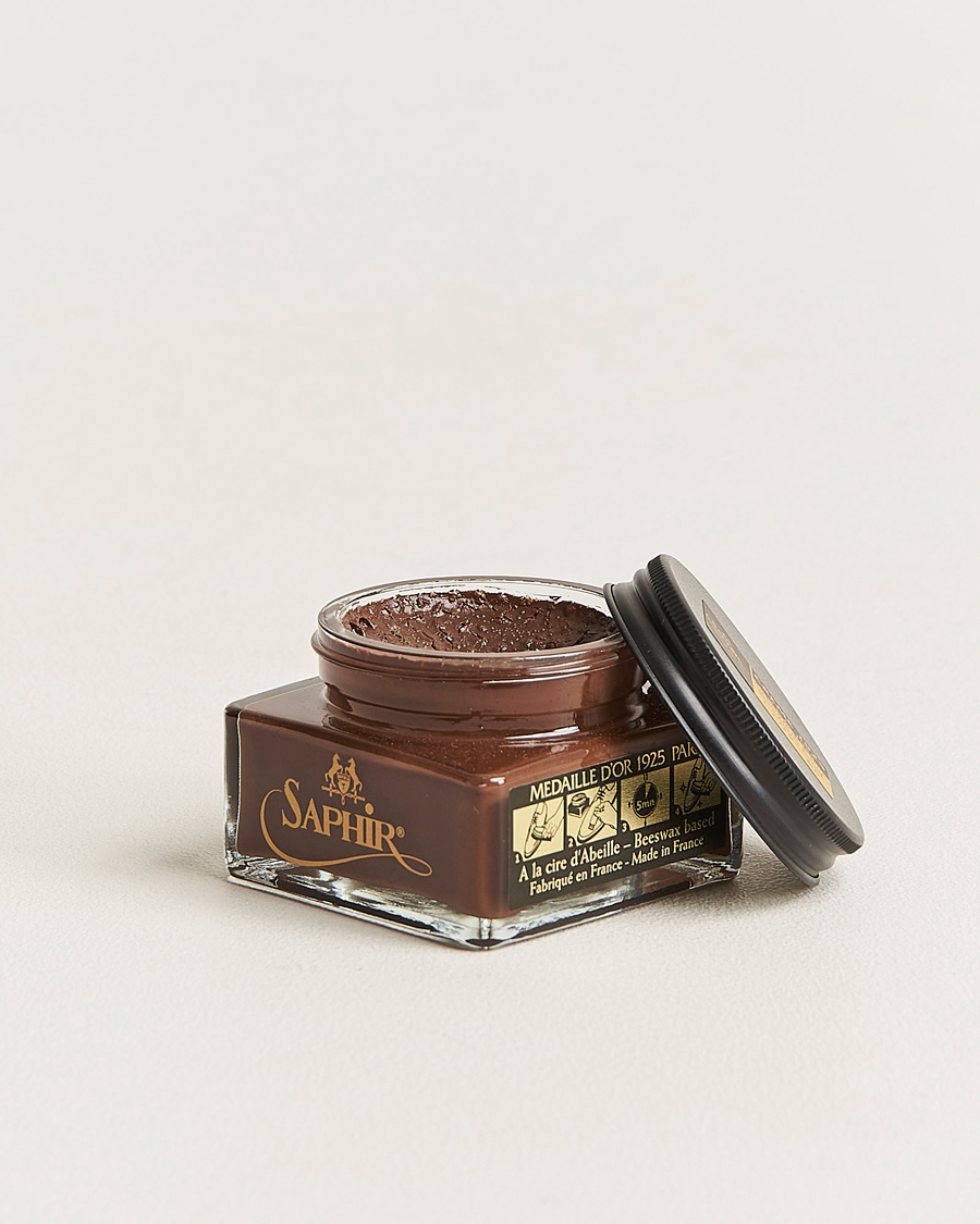 Men | Shoe Care | Saphir Medaille d'Or | Creme Pommadier 1925 75 ml Medium Brown