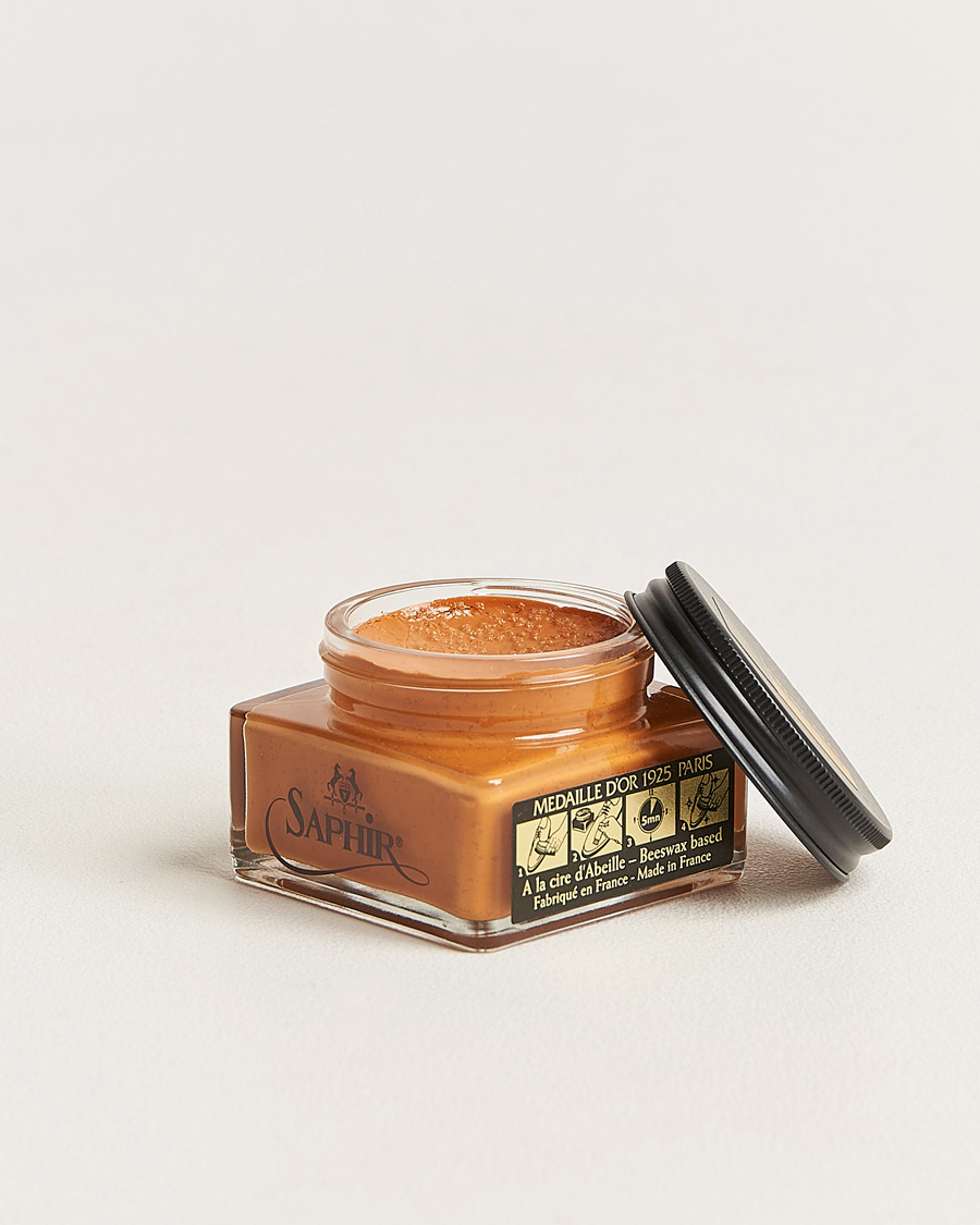 Men | Shoe Care | Saphir Medaille d'Or | Creme Pommadier 1925 75 ml Light Brown