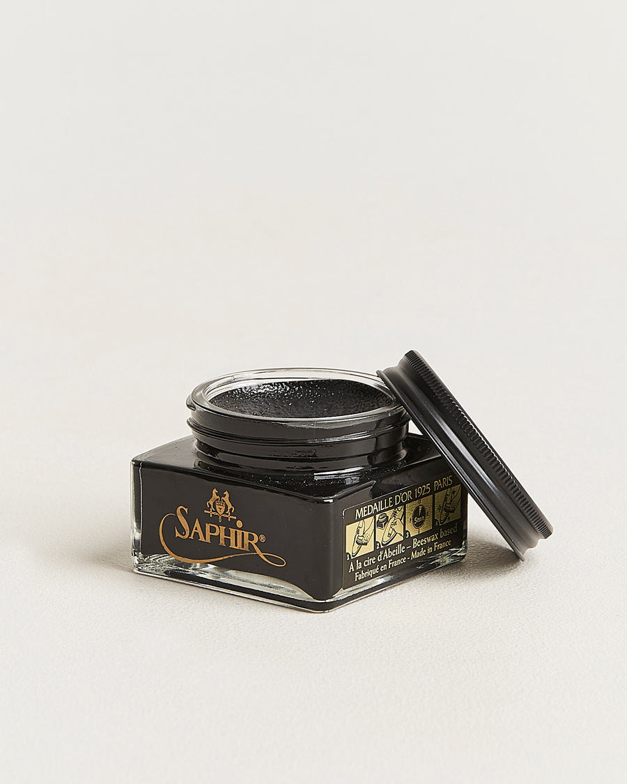 Men | Shoe Care | Saphir Medaille d'Or | Creme Pommadier 1925 75 ml Black