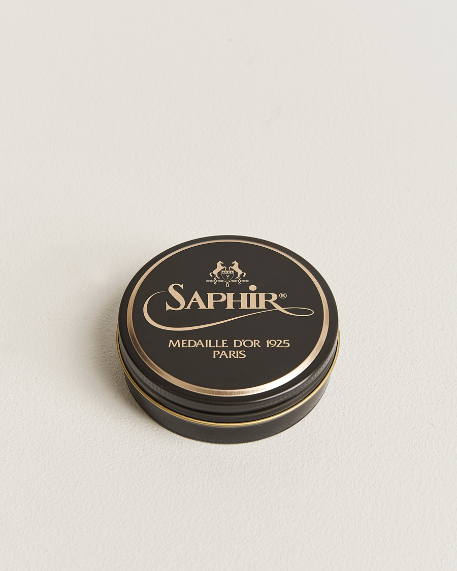 Men | Shoe Care | Saphir Medaille d'Or | Pate De Lux 50 ml Black