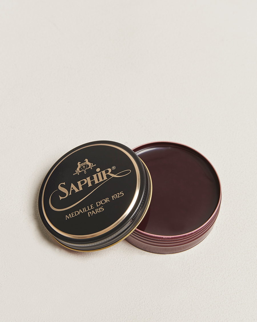 Men | Shoe Care | Saphir Medaille d'Or | Pate De Lux 50 ml Mahogany