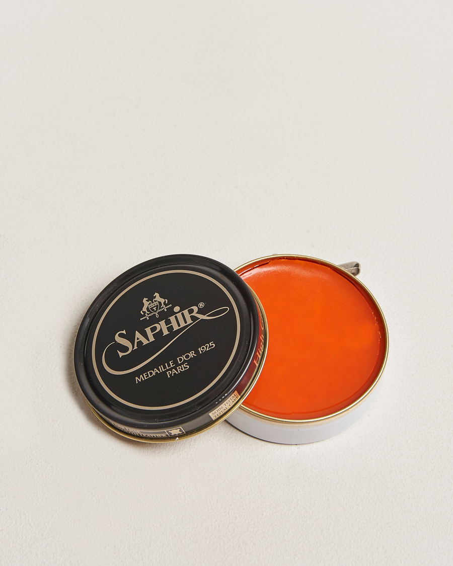 Men | Shoe Care | Saphir Medaille d'Or | Pate De Lux 50 ml Cognac