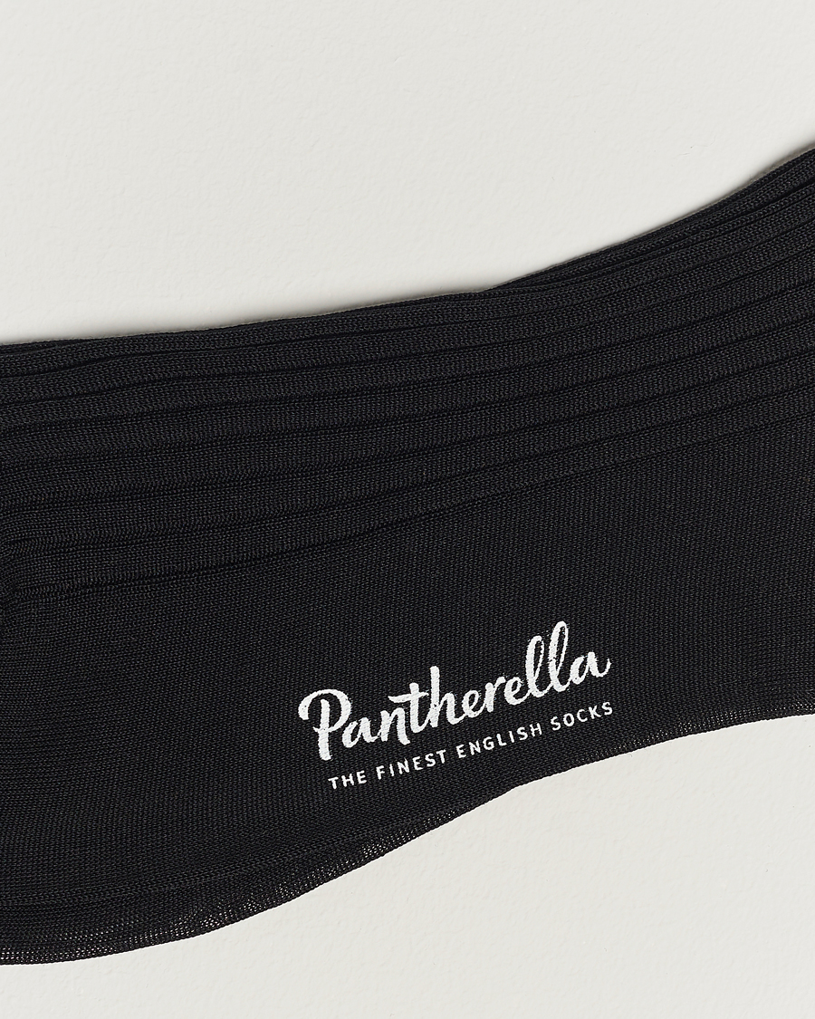 Men | Underwear & Socks | Pantherella | Vale Cotton Socks Black