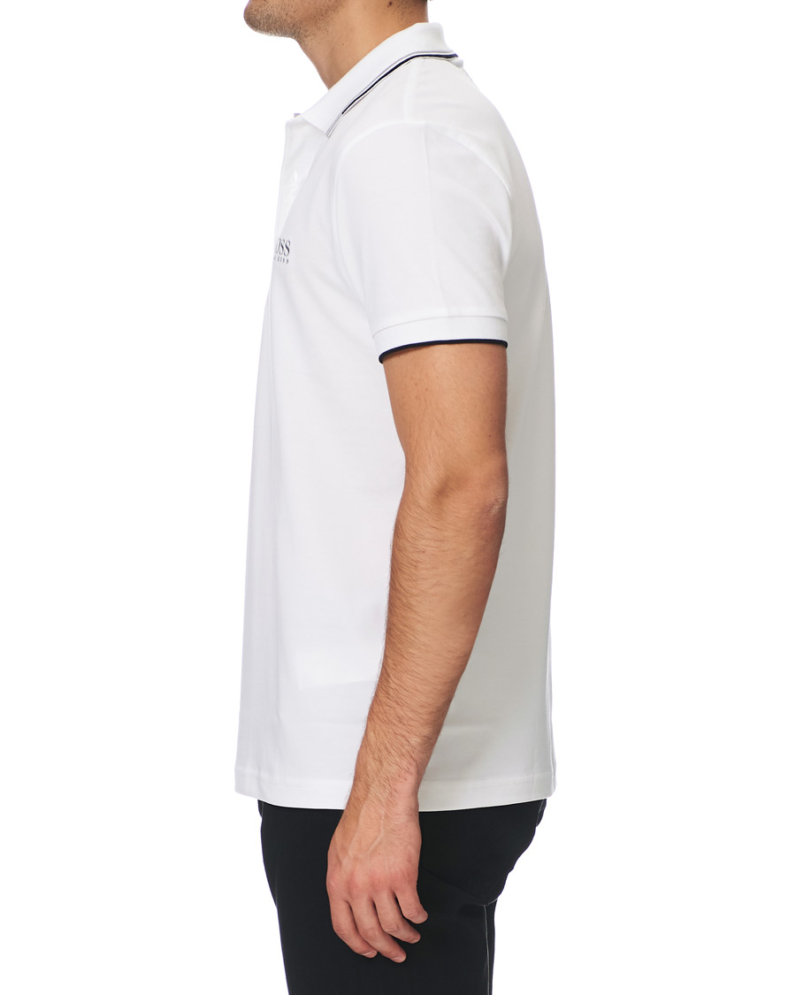 Men | Polo Shirts | BOSS GREEN | BOSS Athleisure Paddy Pro Polo White