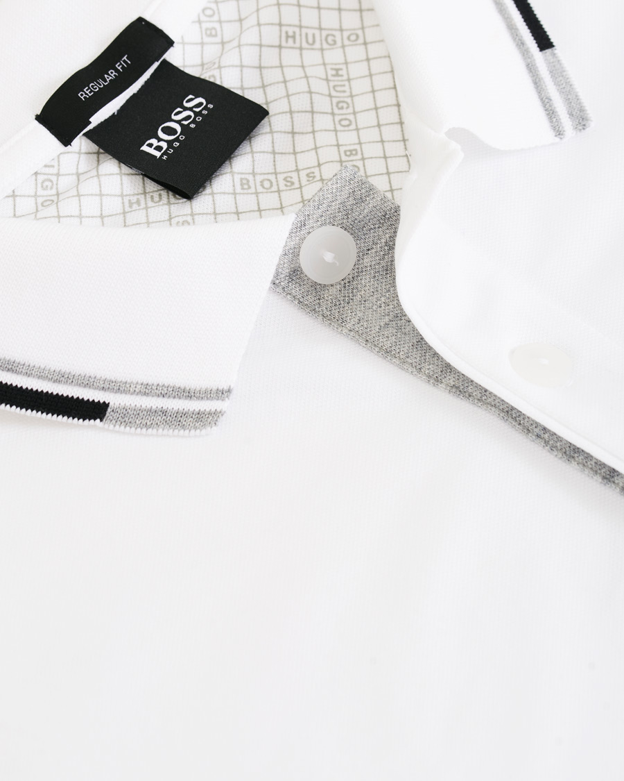 Men | Polo Shirts | BOSS GREEN | BOSS Athleisure Paddy Pro Polo White