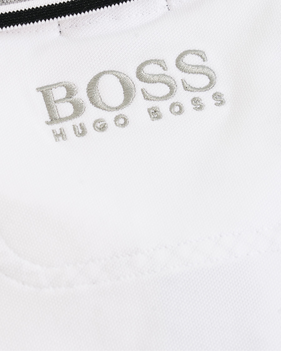 Men | Polo Shirts | BOSS GREEN | BOSS Athleisure Paddy Pro Polo White