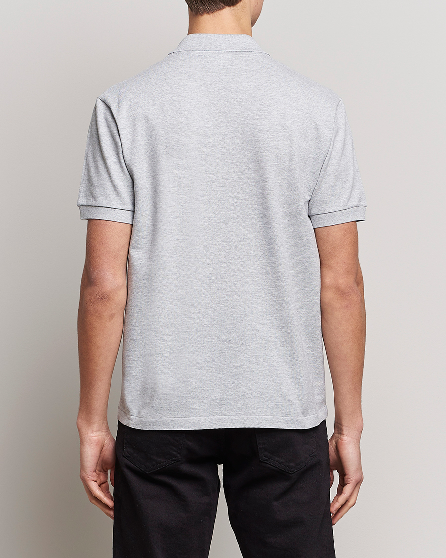 Men | Polo Shirts | Lacoste | Original Melange Polo Piké Silver Chine