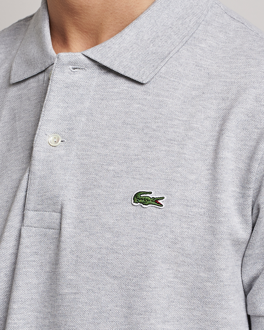 Men | Polo Shirts | Lacoste | Original Polo Piké Silver Chine
