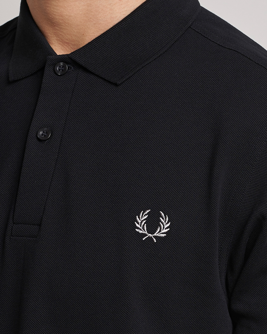 Men | Polo Shirts | Fred Perry | Plain Polo Black