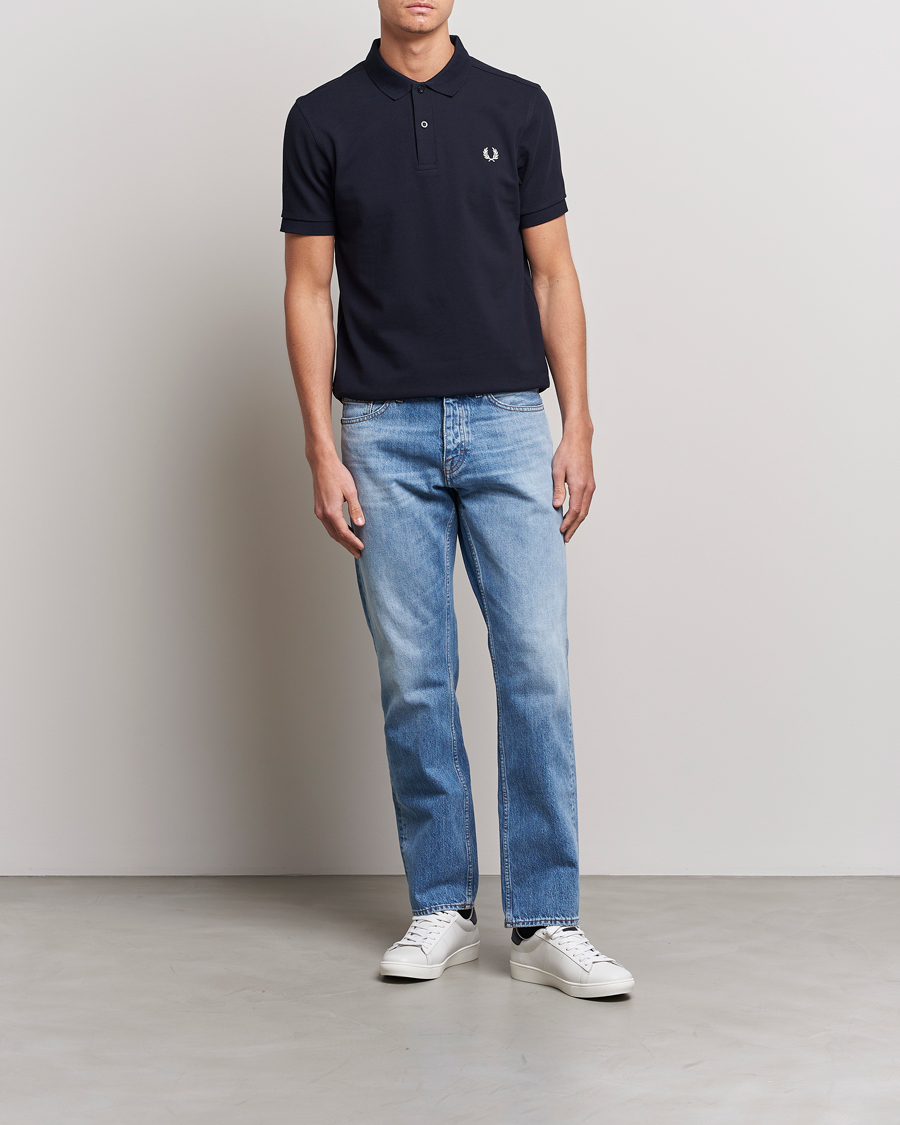 Men | Polo Shirts | Fred Perry | Plain Polo Navy