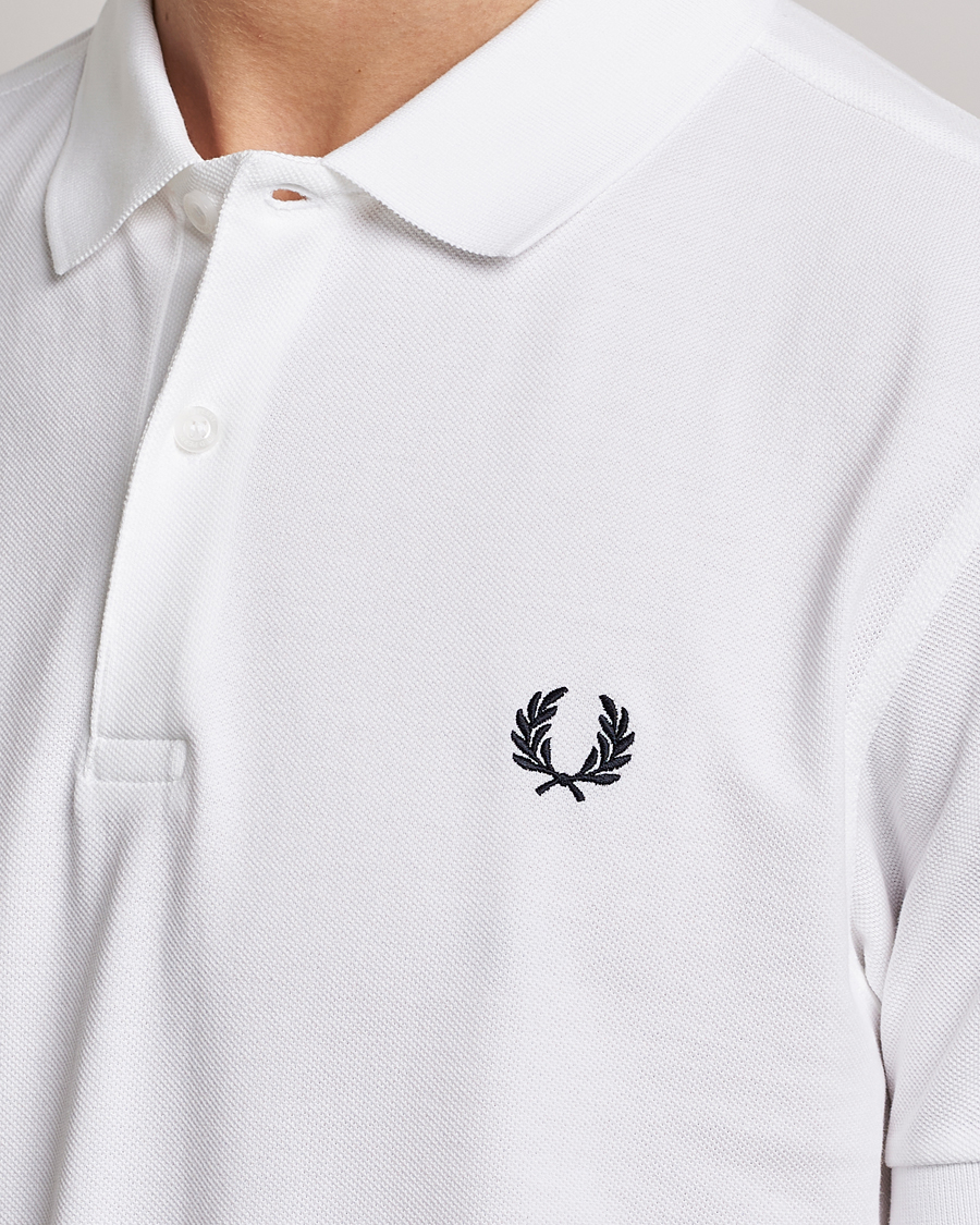Men | Polo Shirts | Fred Perry | Plain Polo White