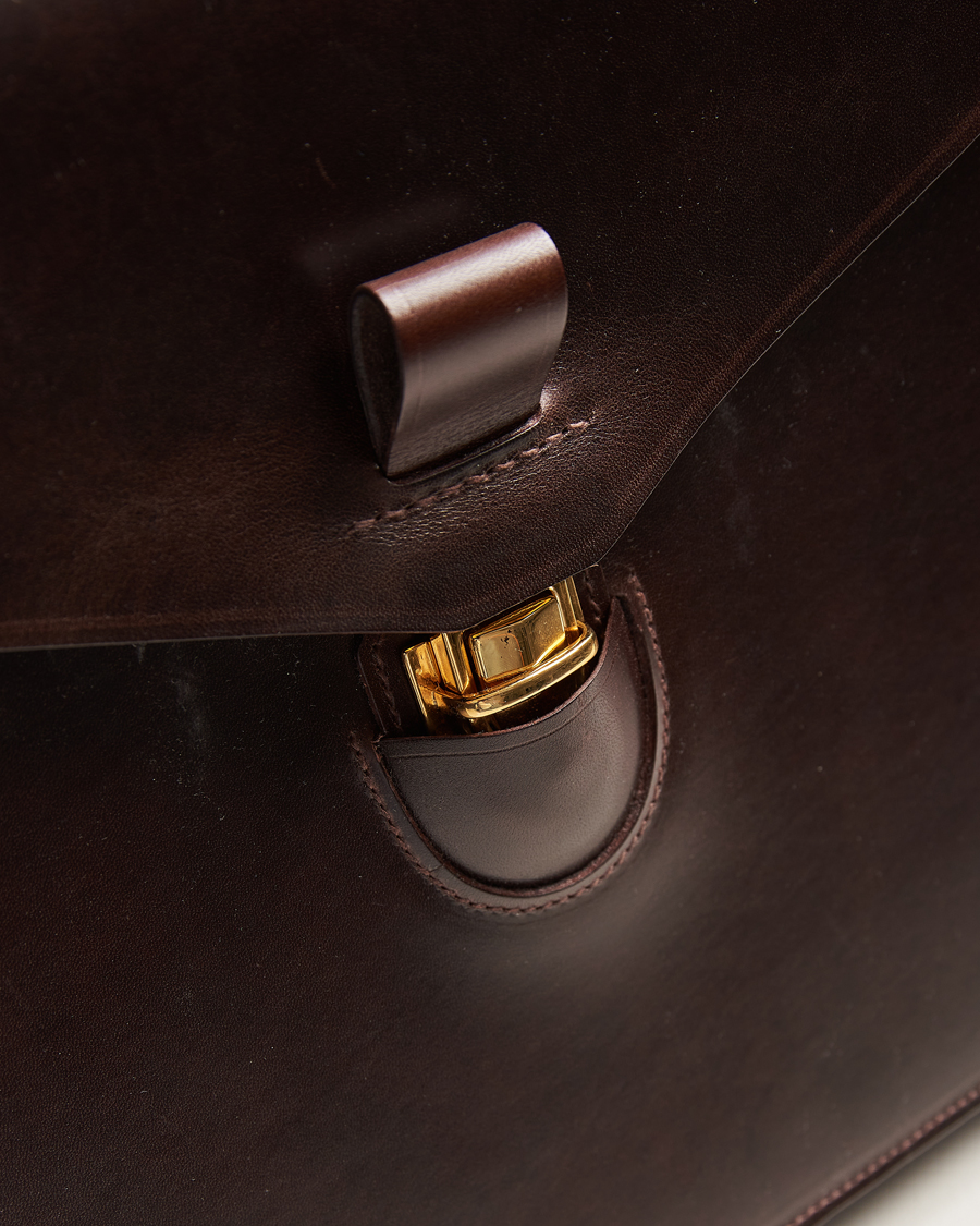 Men | Bags | Tärnsjö Garveri | TG1873 Briefcase Dark Brown