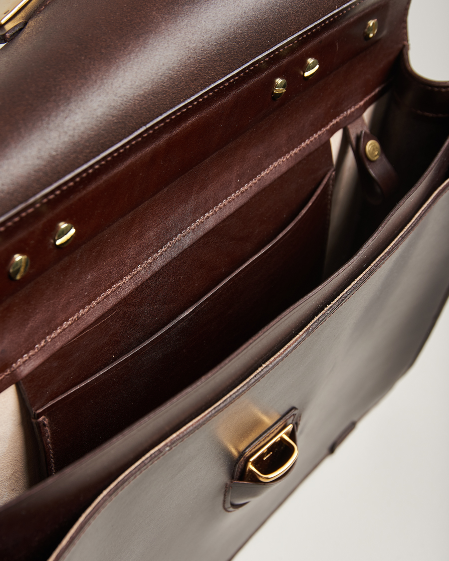 Men | Bags | Tärnsjö Garveri | TG1873 Briefcase Dark Brown