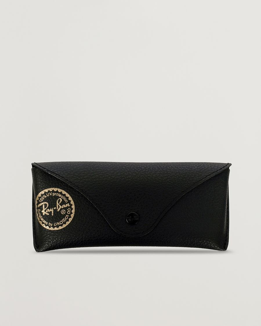 Men | Sunglasses | Ray-Ban | 0RB4165 Justin Polarized Wayfarer Sunglasses Black/Grey