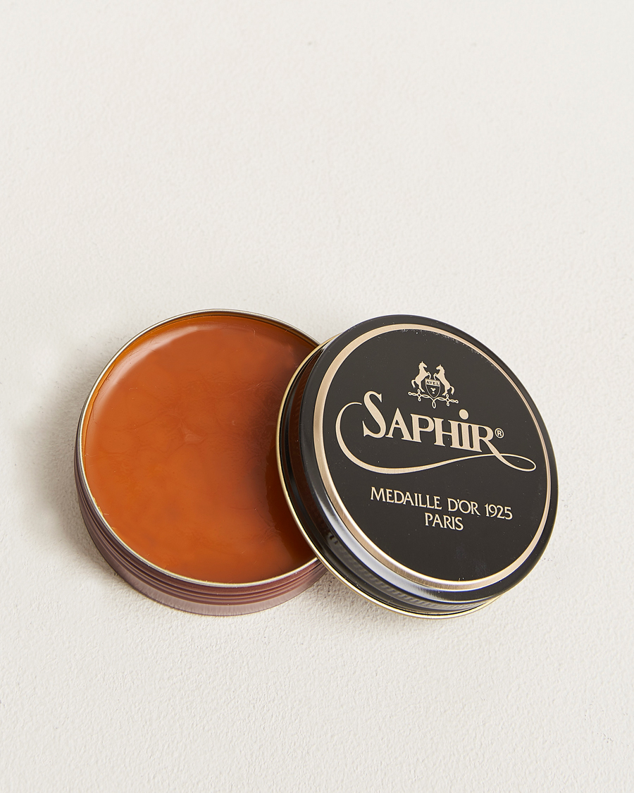 Men | Shoe Care | Saphir Medaille d'Or | Pate De Lux 50 ml Light Brown