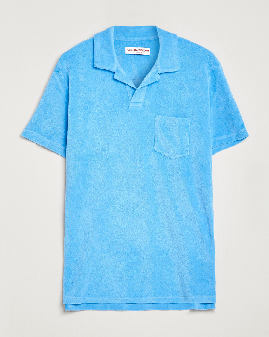 Men | Polo Shirts | Orlebar Brown | Terry Polo Riviera