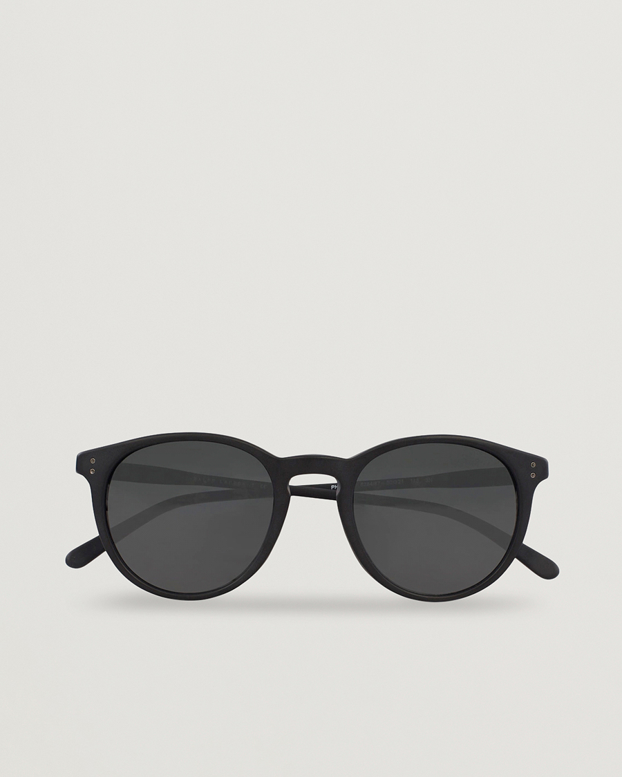 Men | Sunglasses | Polo Ralph Lauren | 0PH4110 Round Sunglasses Matte Black