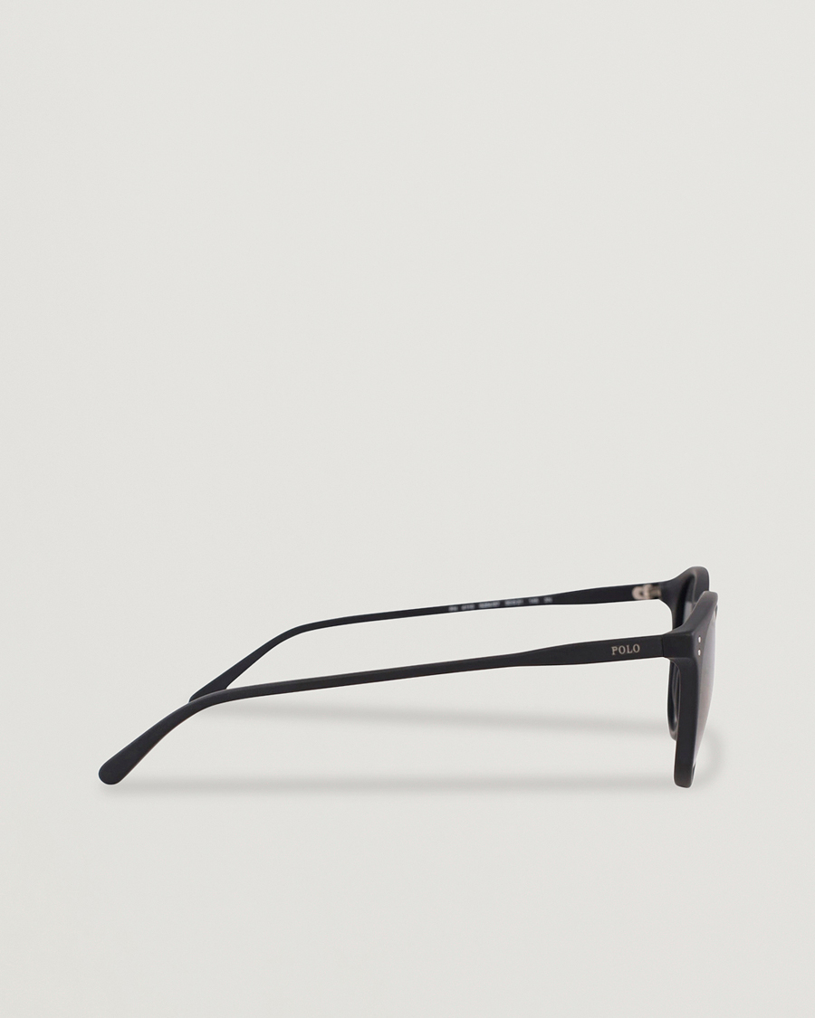 Men | Sunglasses | Polo Ralph Lauren | 0PH4110 Round Sunglasses Matte Black