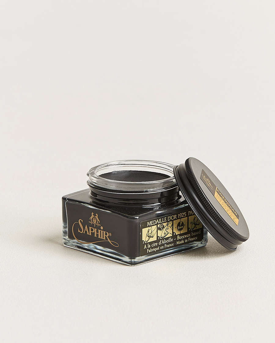Men | Shoe Care | Saphir Medaille d'Or | Cordovan Creme 75 ml Black