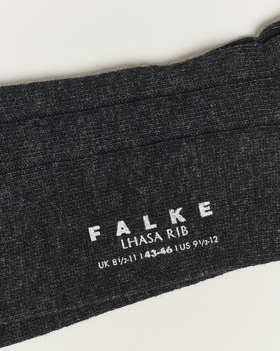 Men | Underwear & Socks | Falke | Lhasa Cashmere Socks Antracite Grey
