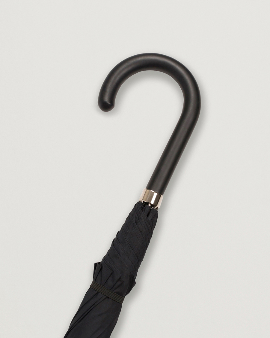 Men | Umbrellas | Fox Umbrellas | Hardwood Automatic Umbrella Black