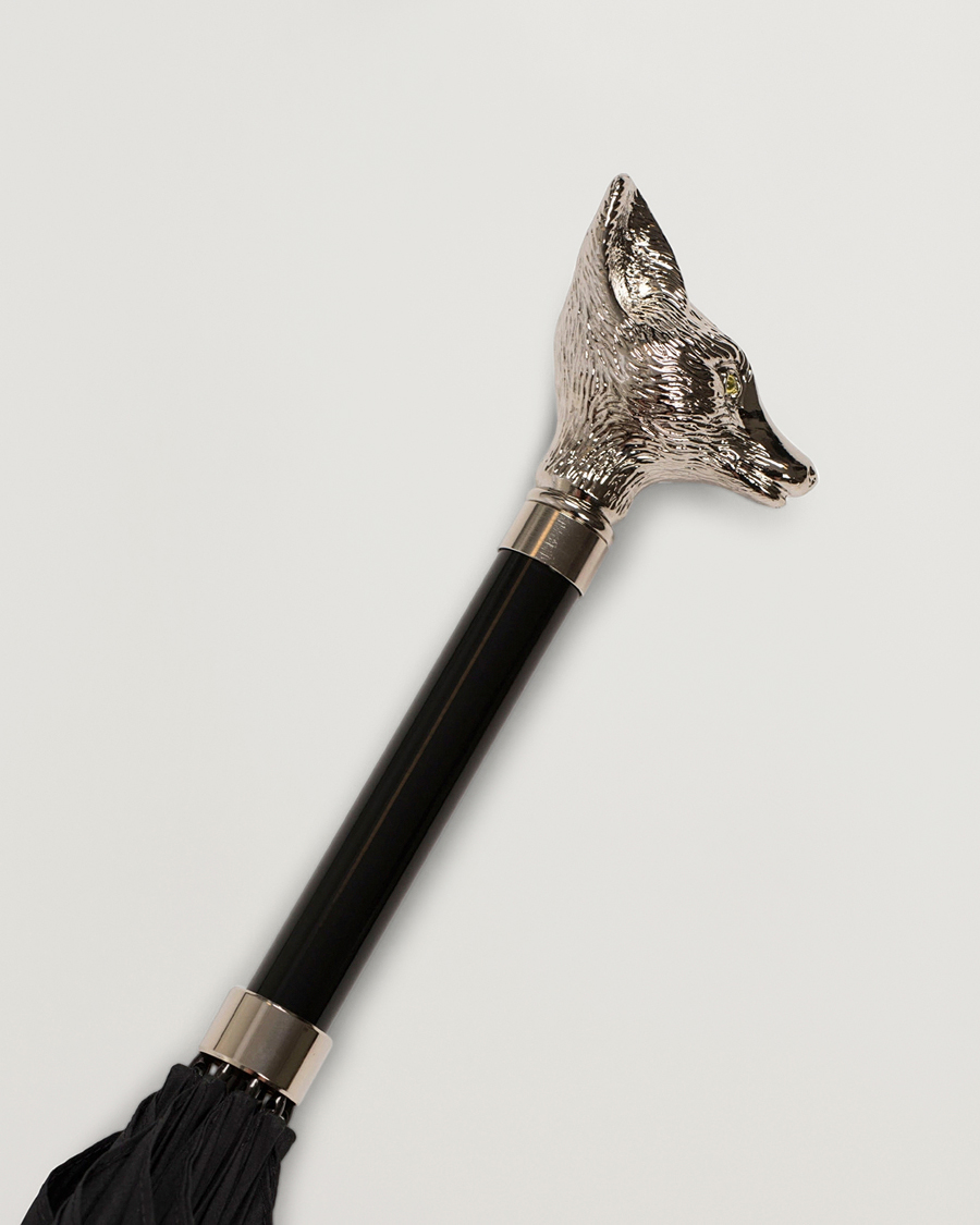 Men | Umbrellas | Fox Umbrellas | Silver Fox Umbrella Black
