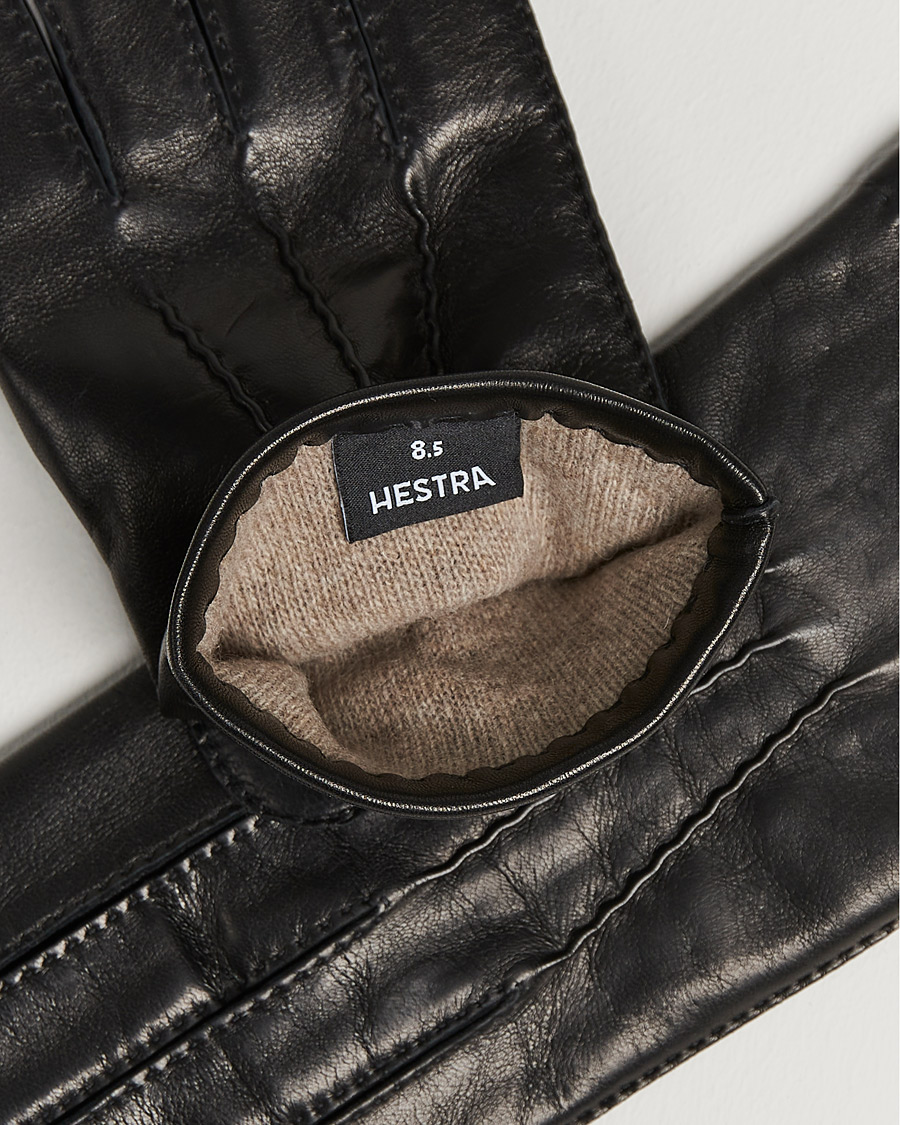 Men | Gloves | Hestra | Edward Wool Lined Glove Black