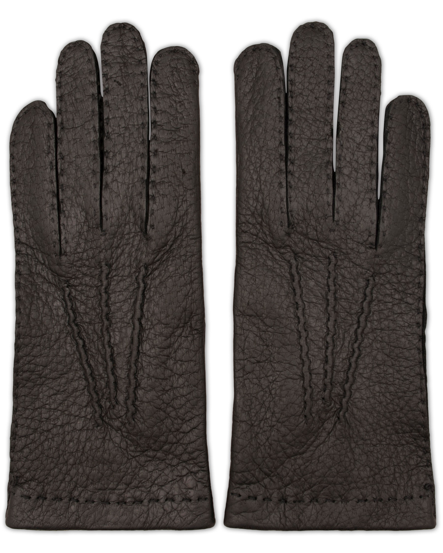 Men | Hestra Peccary Handsewn Unlined Glove Black | Hestra | Peccary Handsewn Unlined Glove Black