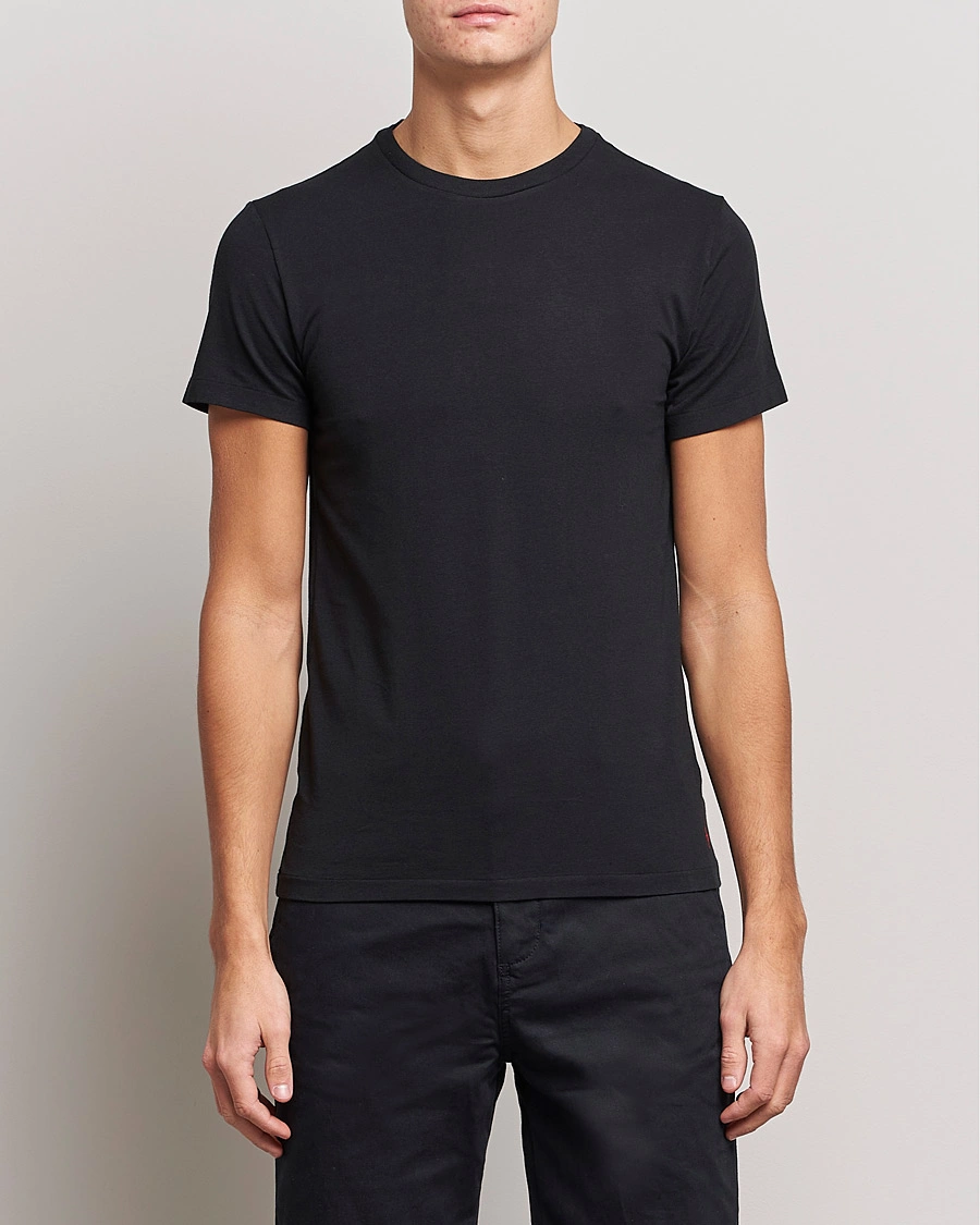 Men | T-Shirts | Polo Ralph Lauren | 2-Pack Cotton Stretch T-Shirt Black