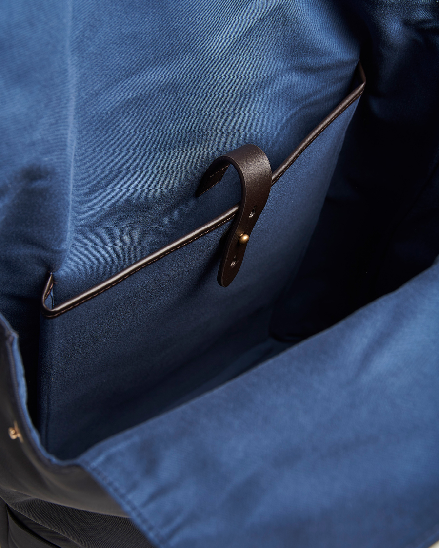 Men | Bags | Mismo | M/S Nylon Backpack Navy/Dark Brown