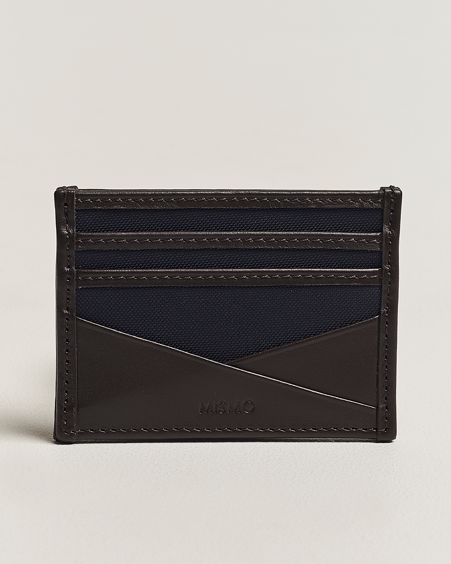 Men | Wallets | Mismo | M/S Cardholder Navy/Dark Brown