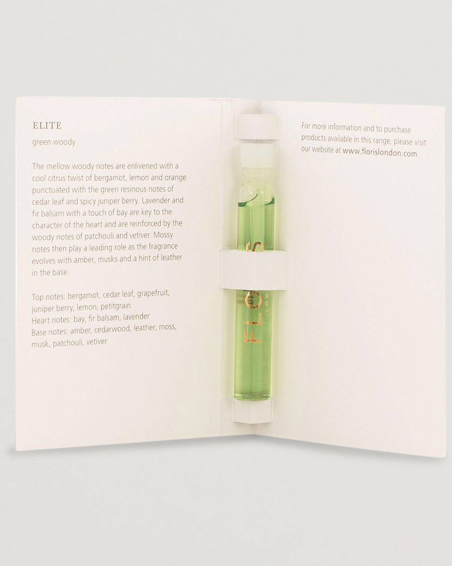 Men | | | Floris London Elite Eau de Toilette 2ml Sample
