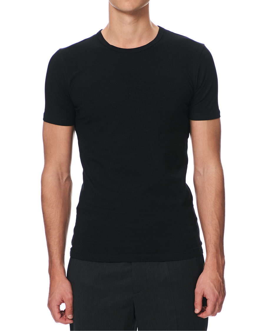 Men | T-Shirts | BOSS BLACK | BOSS 2-Pack Crew Neck Slim Fit Tee Black