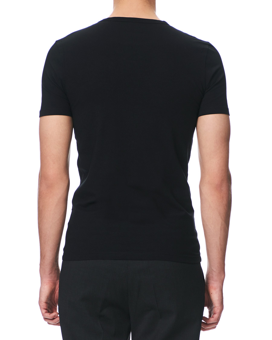 Men | T-Shirts | BOSS BLACK | BOSS 2-Pack Crew Neck Slim Fit Tee Black