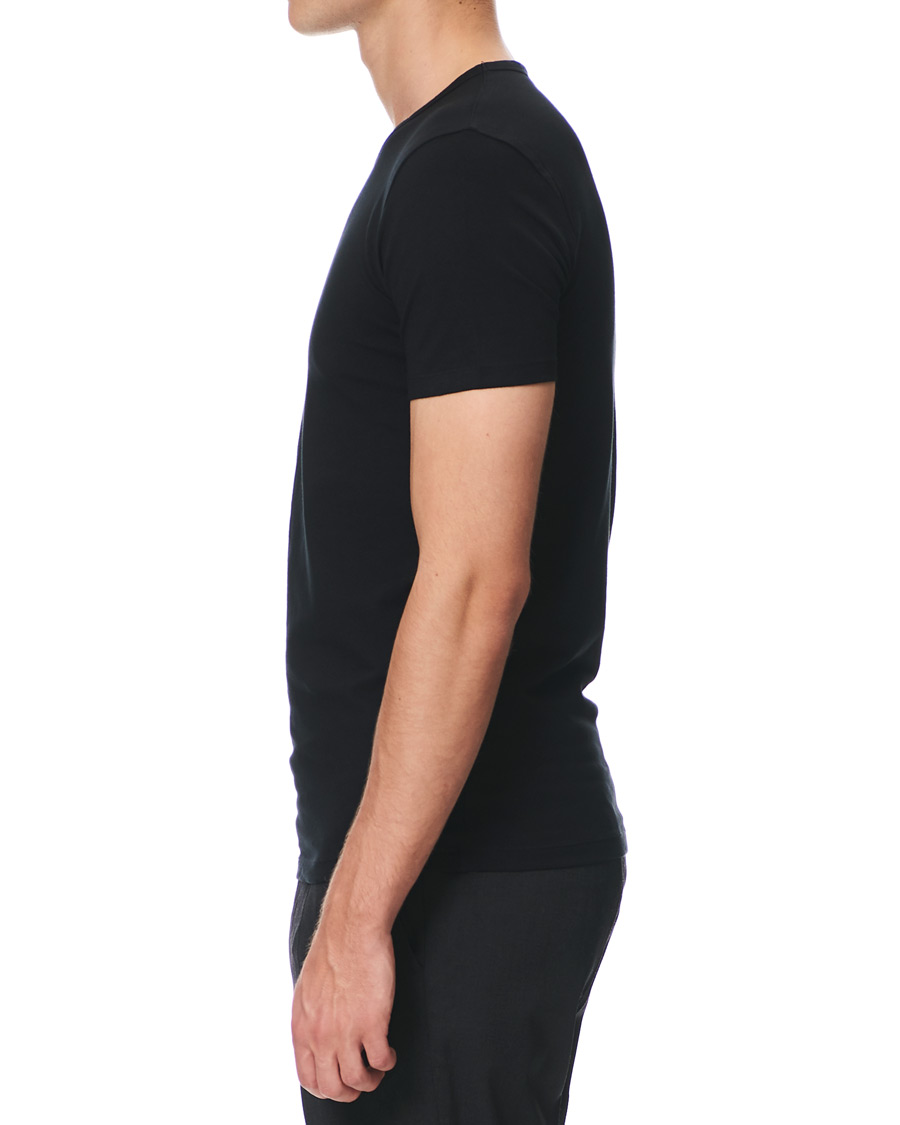 Men | T-Shirts | BOSS BLACK | BOSS 2-Pack Crew Neck Slim Fit Tee Black