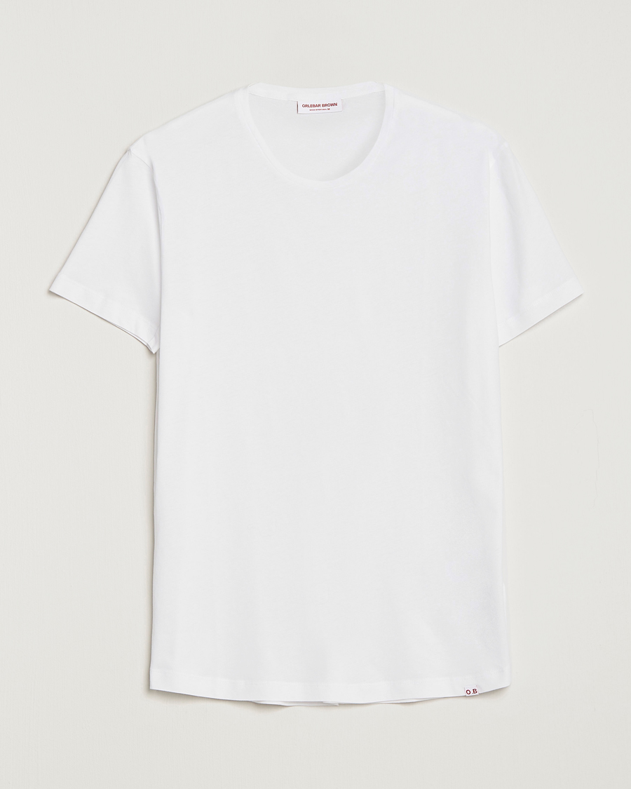 Men | T-Shirts | Orlebar Brown | OB Crew Neck Tee White